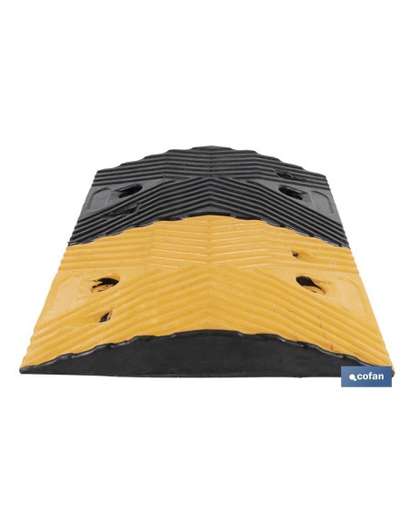 REDUCTOR VELOCIDAD AMAR/NEGRO 500x350x50 mm