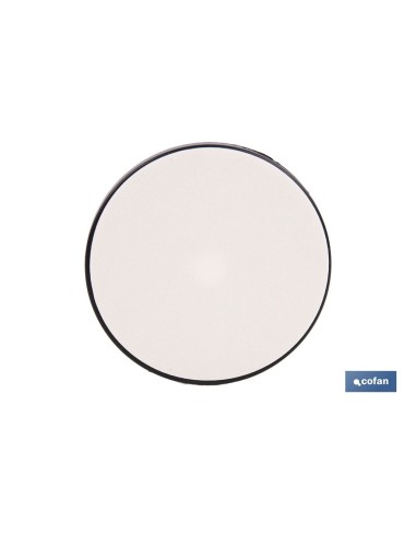 CATADIÓPTRICO REDONDO BLANCO Ø60 MM CON AGUJERO SIN TORNILLO CON ADHESIVO
