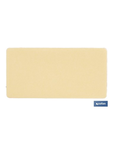 CATADIÓPTRICO RECTANGULAR ÁMBAR 71 X 35 MM CON ADHESIVO