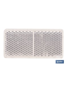 CATADIÓPTRICO RECTANGULAR BLANCO 71 X 35 MM CON ADHESIVO 2