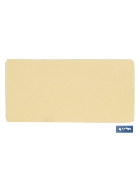 CATADIÓPTRICO RECTANGULAR BLANCO 71 X 35 MM CON ADHESIVO
