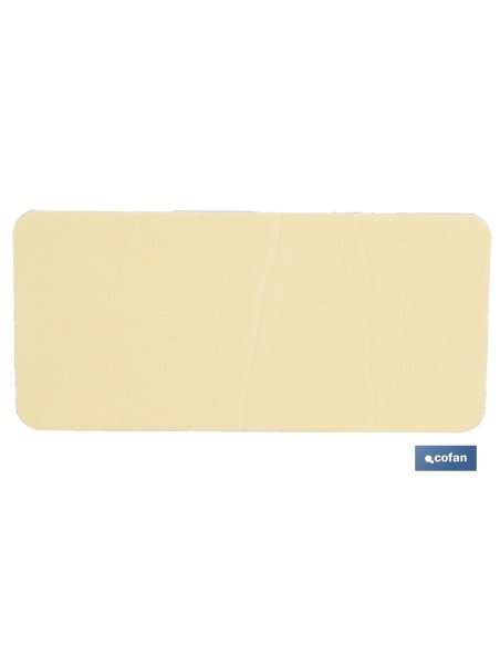 CATADIÓPTRICO RECTANGULAR BLANCO 94 X 44 MM CON ADHESIVO
