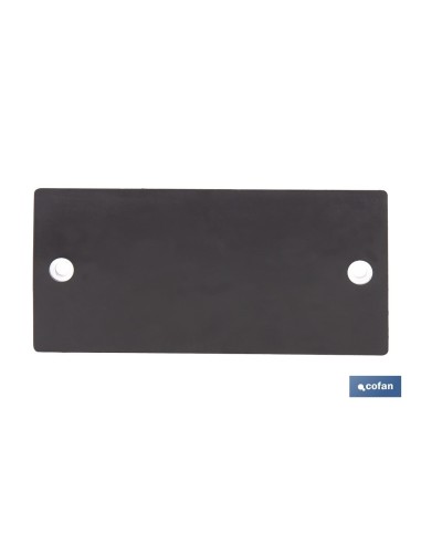 CATADIÓPTRICO RECTANGULAR BLANCO 106 X 50 MM CON AGUJERO SIN TORNILLO