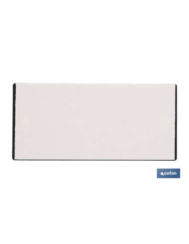 CATADIÓPTRICO RECTANGULAR ÁMBAR 106 X 50 MM CON AGUJERO SIN TORNILLO CON ADHESIVO