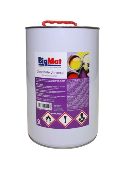 DISOLVENTE UNIVERSAL BIGMAT GARRAFA 5LT
