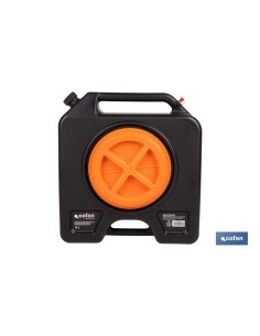 RECOGEDOR DE ACEITE USADO CON TAPA Y FILTRO 14 L 2