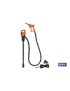 BOMBA ELÉCTRICA + PISTOLA BIDÓN 50/200L 12V DC