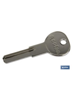 LLAVE EN BRUTO PARA CILINDRO DE SEGURIDAD