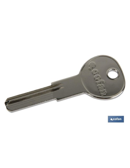 LLAVE EN BRUTO PARA CILINDRO DE SEGURIDAD