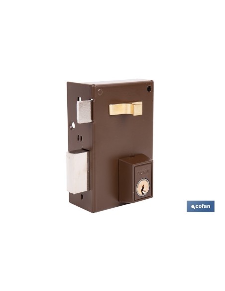 CERRADURA DE SOBREPONER IZQUIERDA 70 MM ADAPTABLE AL MODELO 56A