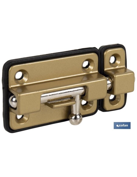 PASADOR BASE PLÁSTICO CROMO MATE 35 MM VENTA UNITARIA