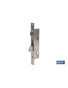 Cerradura Embutir Palanca D85E33 Níquel (L.Corta)