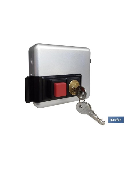 Cerradura eléctrica+cerradero C/ Pulsador- Izquierda