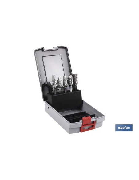 ESTUCHE FRESAS ROTATIVAS 5 UDS.