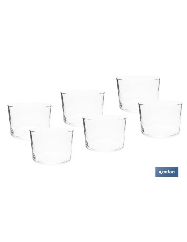 PACK 6 UDS VASO LICOR 24 CL MODELO HAMPTON