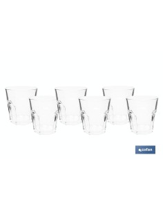 PACK 6 UDS VASO AGUA 30,5 CL MODELO LUBLIN 2