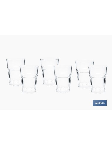 PACK 6 UDS VASO REFRESCO 36 CL MODELO LUBLIN