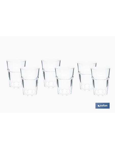 PACK 6 UDS VASO REFRESCO 36 CL MODELO LUBLIN