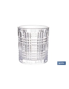 PACK DE 6 UDS VASO CON RELIEVE 27,5 CL