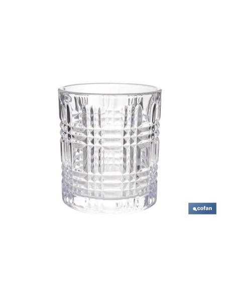 PACK DE 6 UDS VASO CON RELIEVE 27,5 CL