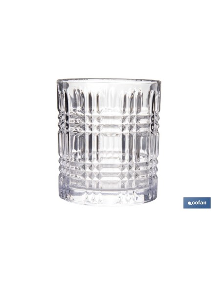 PACK DE 6 UDS VASO CON RELIEVE 27,5 CL