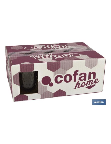 PACK 6 VASOS DE AGUA VIDRIO 29 CL MODELO ÓPALO