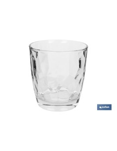 PACK 6 VASOS DE AGUA VIDRIO 30.5 CL MODELO JADE