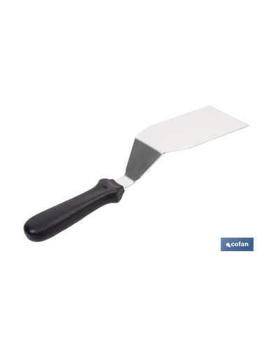 ESPÁTULA ACODADA INOXIDABLE PARA BARBACOA 27,5 X 7,5 CM