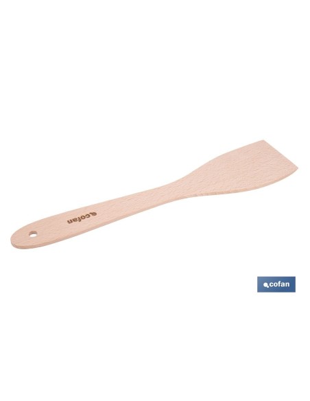 PALETA DE MADERA CON MANGO PLANO SIN RANURAS 30 CM