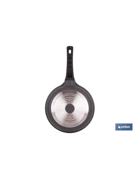 SARTÉN DE INDUCCIÓN DE ALUMINIO FORJADO Ø24 CM ANZIO
