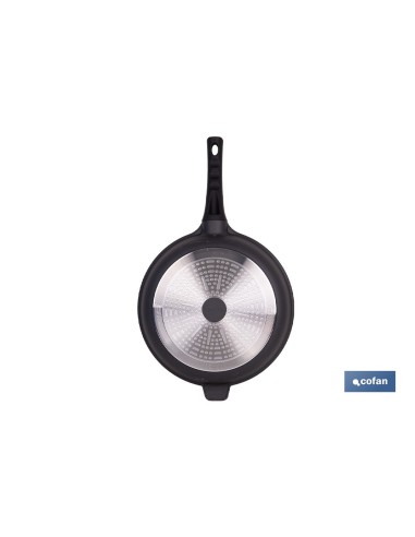 SARTÉN DE INDUCCIÓN DE ALUMINIO FORJADO Ø32 CM ANZIO