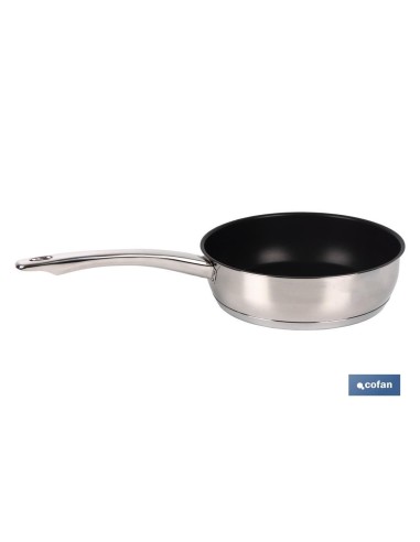 SARTEN INOX INDUC. MODELO POLENTA Ø180 MM