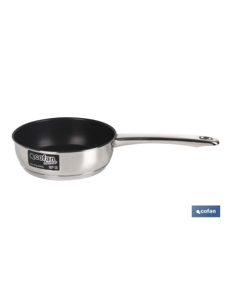 SARTEN INOX INDUC. MODELO POLENTA Ø240 MM