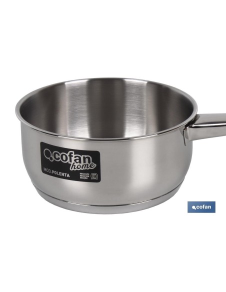 CAZO MANGO INOX INDU.1.3LMODELO POLENTA Ø160 MM