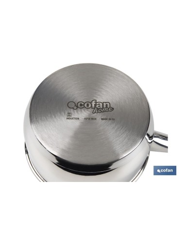 CAZO MANGO INOX INDU.1.8L MODELO POLENTA Ø180 MM