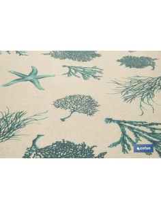 ROLLO MANTEL ANTIMANCHAS RESINADO 1,40 x 20m 50% ALG/50% POL. MAR 2