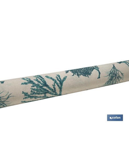 ROLLO MANTEL ANTIMANCHAS RESINADO 1,40 x 20m 50% ALG/50% POL. MAR