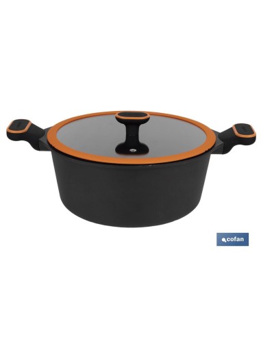 CACEROLA 28 CM FULL INDUCTION ALUMINIO FUNDIDO OLIVIER