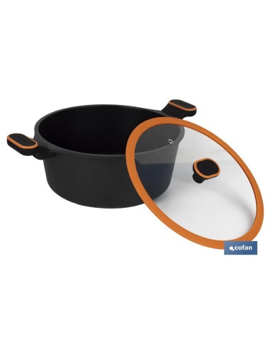 CACEROLA 28 CM FULL INDUCTION ALUMINIO FUNDIDO OLIVIER