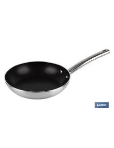 SARTÉN PROFESIONAL 24 CM ALUMINIO Y MANGO ACERO INOXIDABLE TYLER