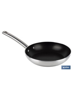 SARTÉN PROFESIONAL 30 CM ALUMINIO Y MANGO ACERO INOXIDABLE TYLER 2