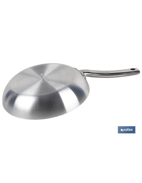 SARTÉN PROFESIONAL 30 CM ALUMINIO Y MANGO ACERO INOXIDABLE TYLER