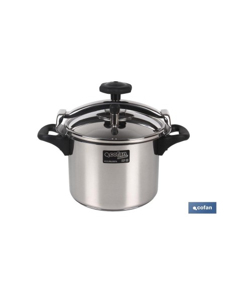 OLLA PRESION INOX MOD POLENTA INDUCCIÓN 4,5 LT