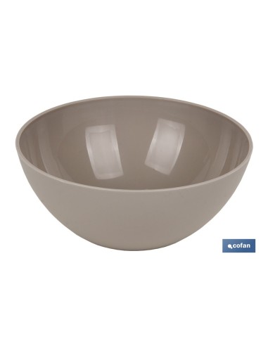 BOL MODELO ALBAHACA 300ML COLOR PIEDRA 12X5cm