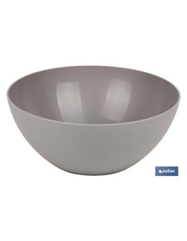 ENSALADERA MODELO ALBAHACA 3.5 L COLOR PIEDRA 26.5X12cm