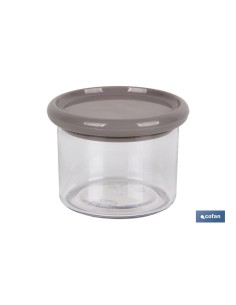 BOTE MULTIUSOS MODELO ALBAHACA COLOR PIEDRA 500ML 11X8cm 2