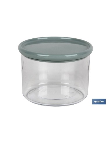 BOTE MULTIUSOS MODELO ALBAHACA VERDE AGUA 500ML 11X8xcm venta unitaria