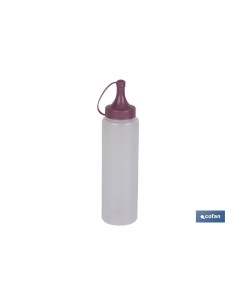 BOTELLA ACEITERA MODELO ALBAHACA 250 ML ROSA PALO 5X20cm