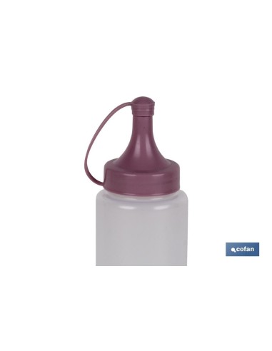 BOTELLA ACEITERA MODELO ALBAHACA 250 ML ROSA PALO 5X20cm venta unitaria