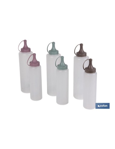 BOTELLA ACEITERA MODELO ALBAHACA 250 ML ROSA PALO 5X20cm venta unitaria